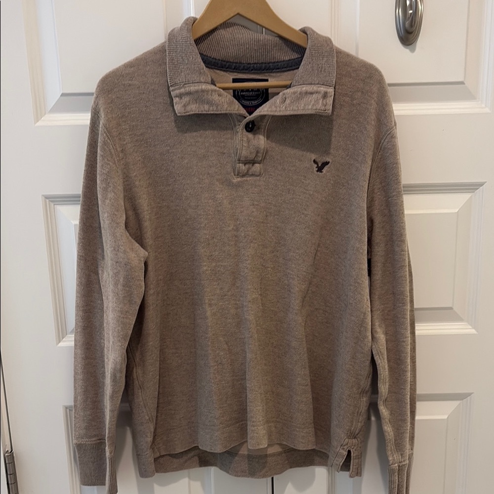 American Eagle Outfitters - XL brown / Beige pullover / sweater